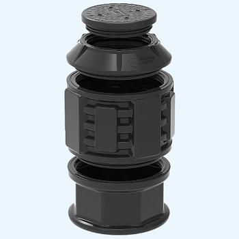 КН 780М/1100 Полимер Пластиковый колодец с крышкой D 560 мм